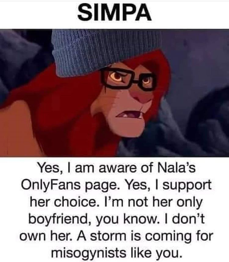 technische universität münchen - Simpa Yes, I am aware of Nala's OnlyFans page. Yes, I support her choice. I'm not her only boyfriend, you know. I don't own her. A storm is coming for misogynists you.