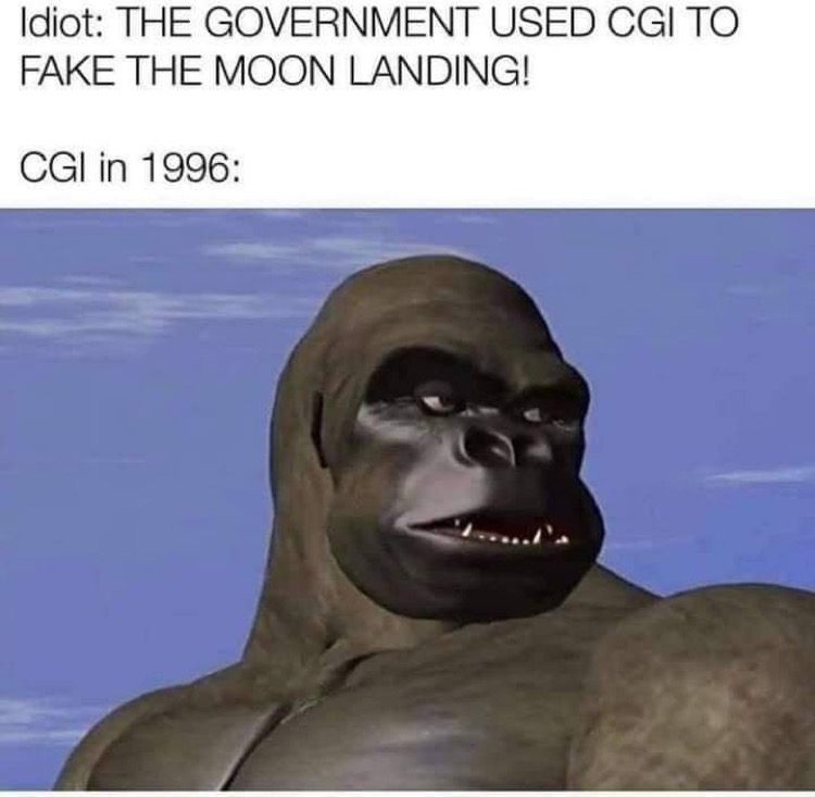 optimus primal from beast wars - Idiot The Government Used Cgi To Fake The Moon Landing! Cgi in 1996
