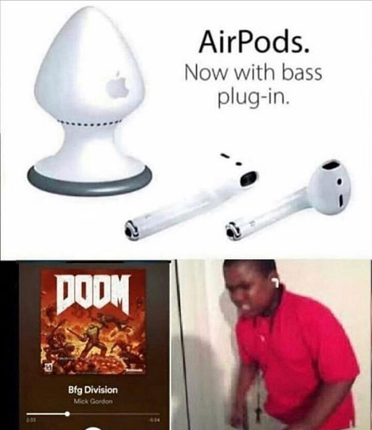 ffx memes - AirPods. Now with bass plugin. 7 Doom Bfg Division Mick Gordon