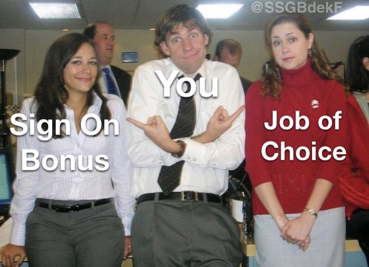 rashida jones the office - You Sign On Bonus Job of Choice