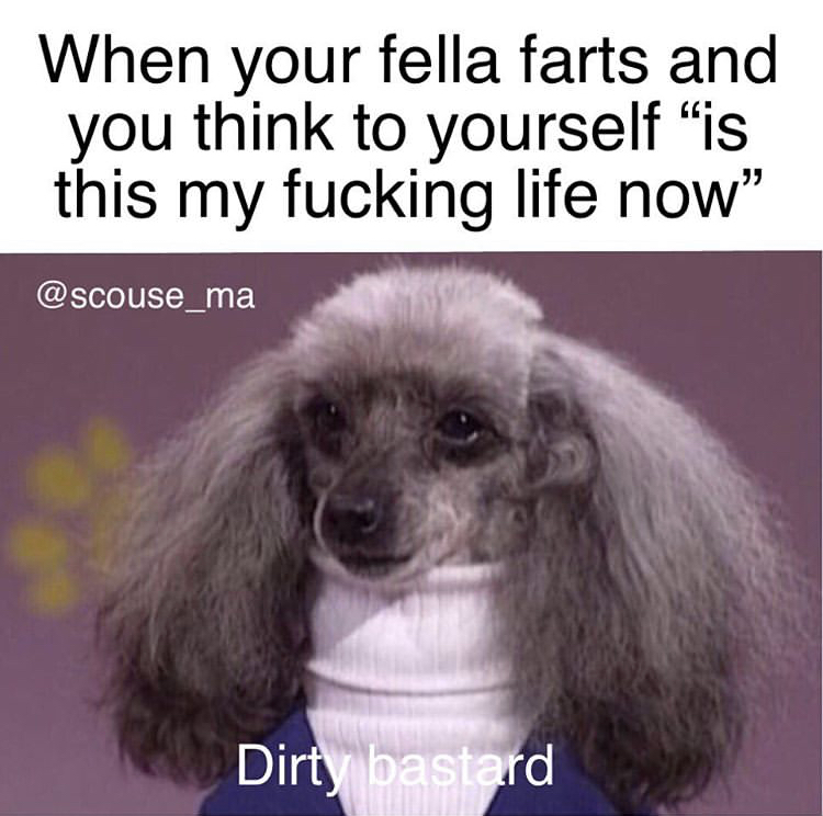 caring.com - When your fella farts and you think to yourself "is this my fucking life now" Dirty bastard