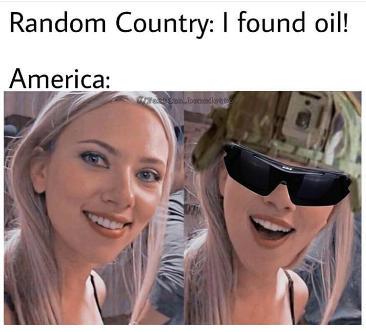 funny memes - Internet meme - Random Country I found oil! America U19benedetto