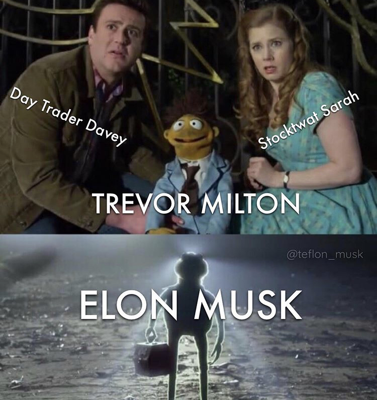 funny memes - album cover - Day Trader Davey Stocktwat Sarah Trevor Milton Elon Musk