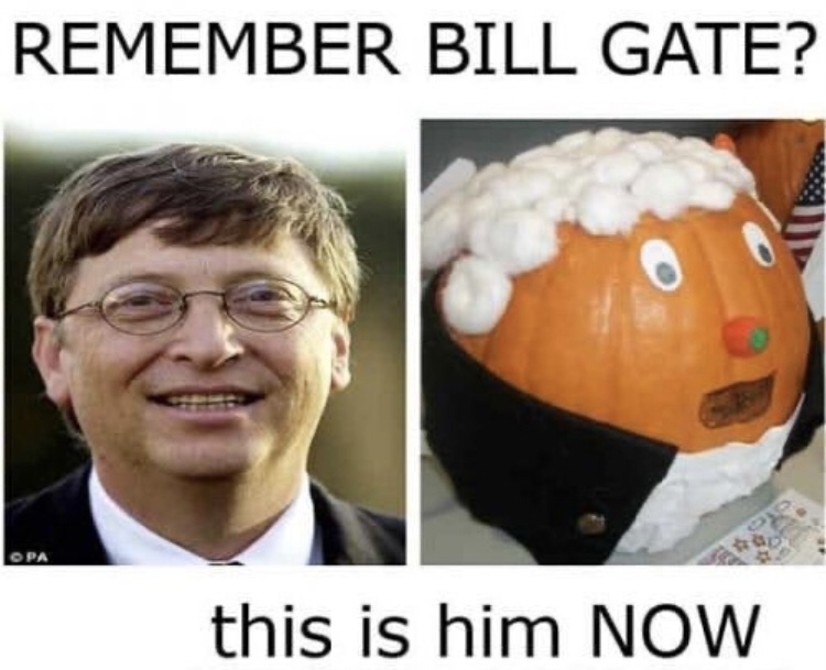 photo caption - Remember Bill Gate? Opa this is him Now