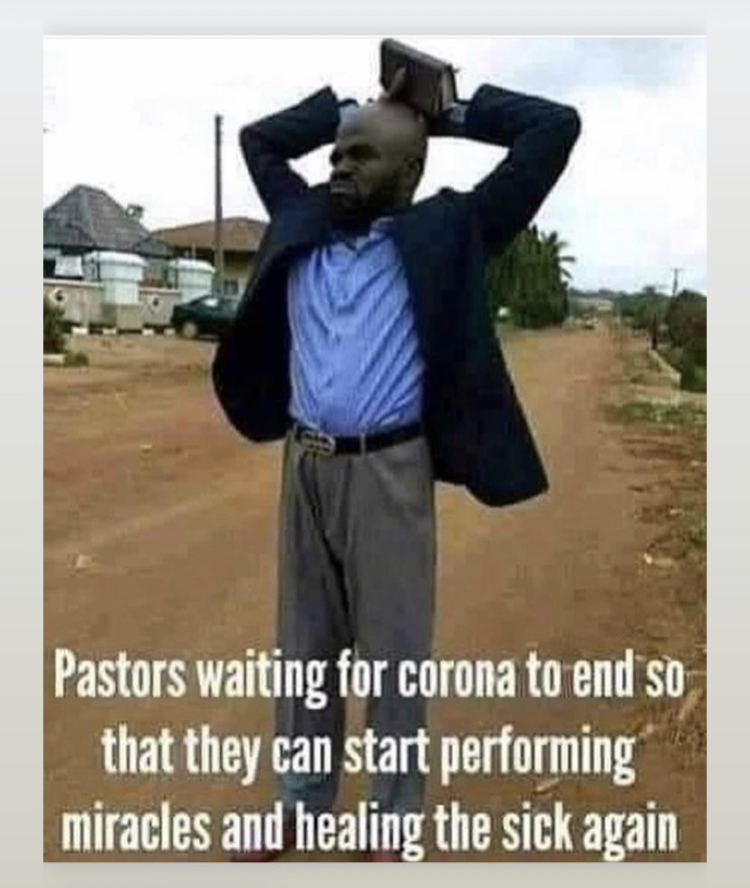 funny memes - the pentagon, 9/11 memorial - Pastors waiting for corona to end so that they can start performing miracles and healing the sick again