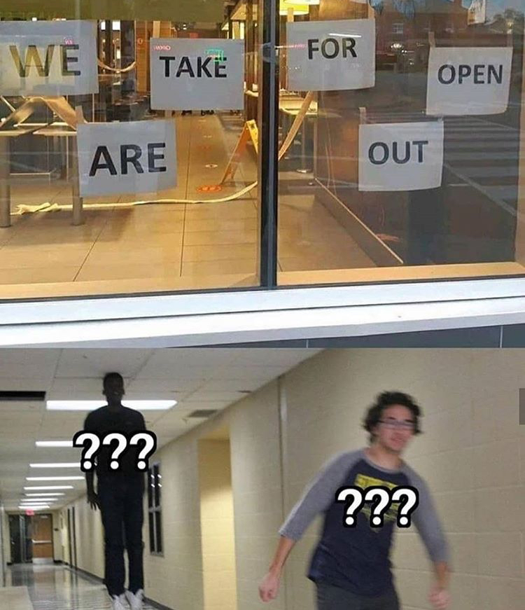 running meme template - Mo For We Take Open Are Out ??? ???