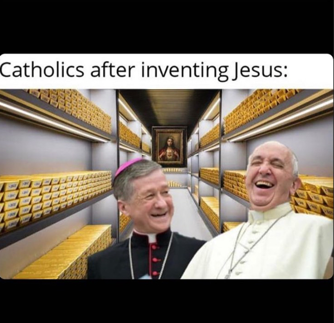 Catholics after inventing Jesus