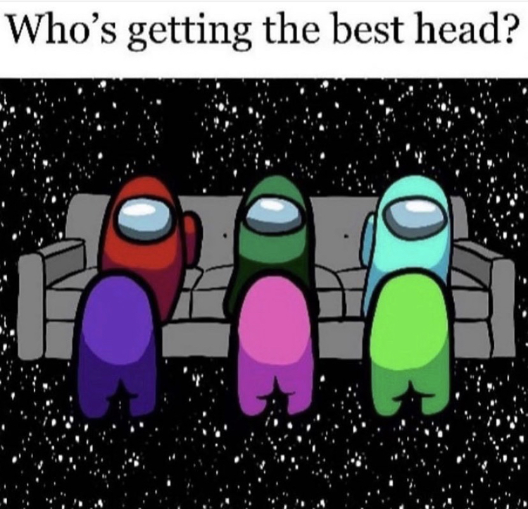 cartoon - Who's getting the best head? Oc