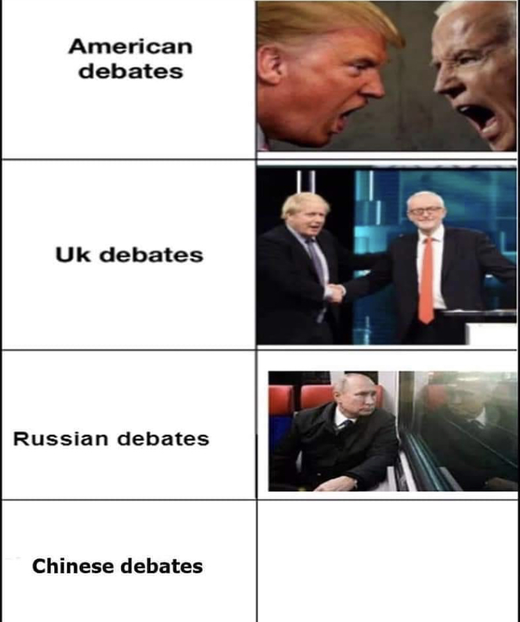 presentation - American debates Uk debates Russian debates Chinese debates