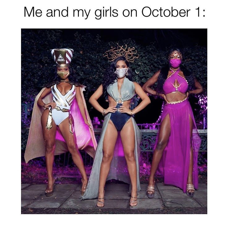 fashion model - Me and my girls on October 1