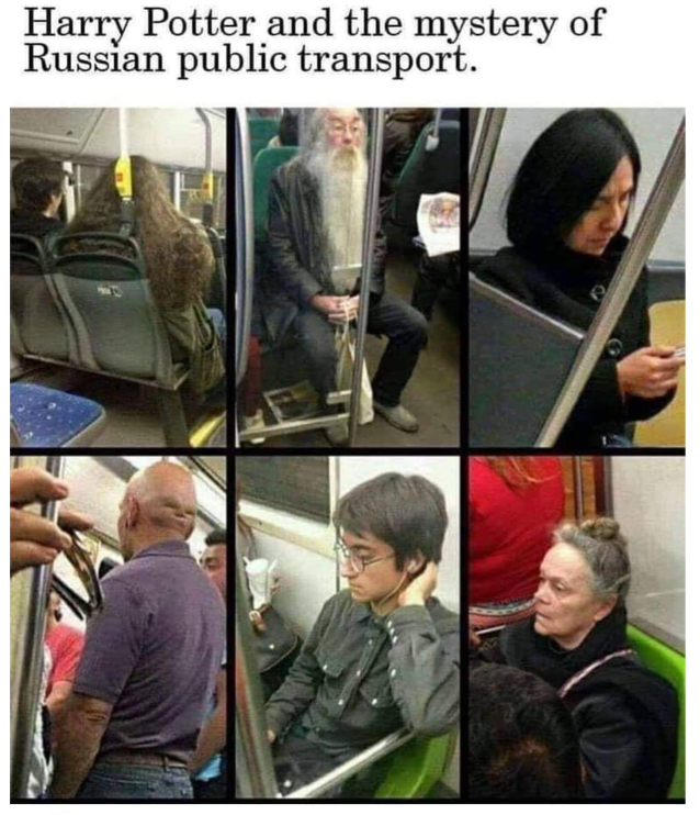 harry potter memes - Harry Potter and the mystery of Russian public transport.