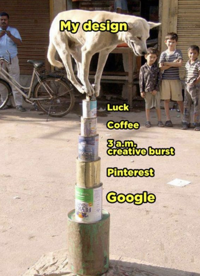 acrobat dog - My design Luck Coffee 3a.m. creative burst Pinterest Google 531