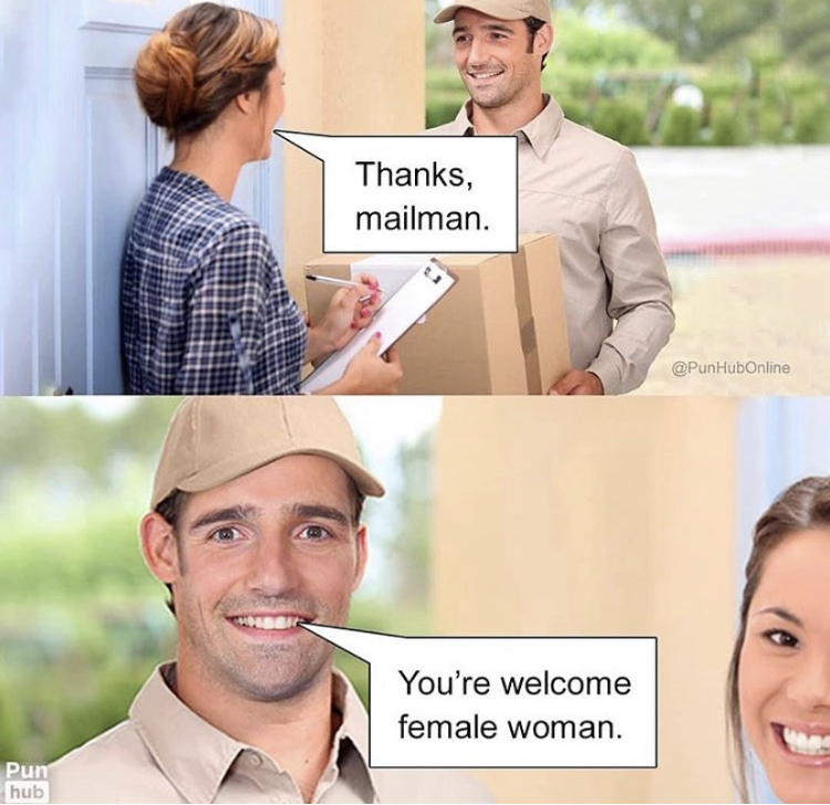punhubonline - Thanks, mailman. You're welcome female woman. Pun hub