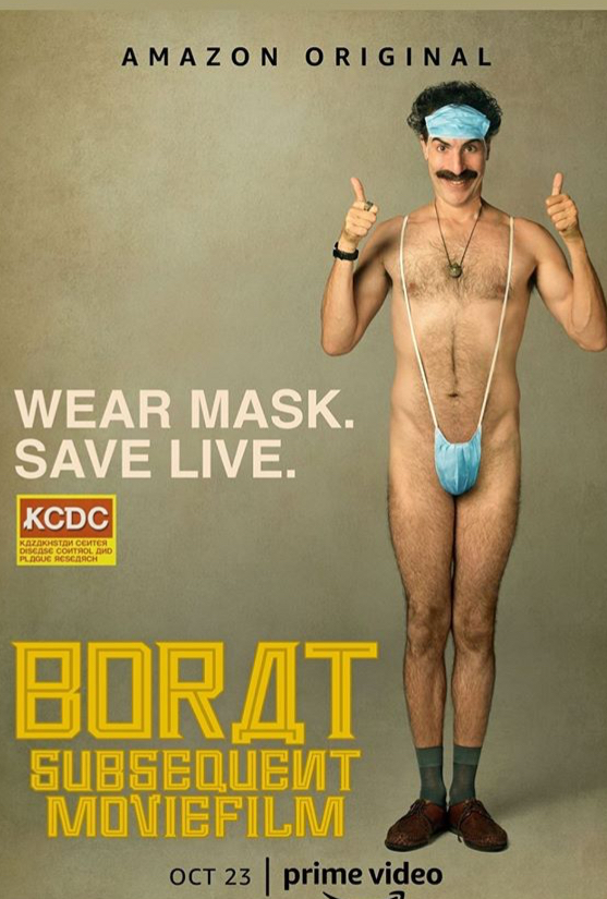 Borat: Cultural Learnings of America for Make Benefit Glorious Nation of Kazakhstan - Amazon Original Wear Mask. Save Live. Kcdc Borat Subsequent Moviefilm Oct 23 prime video