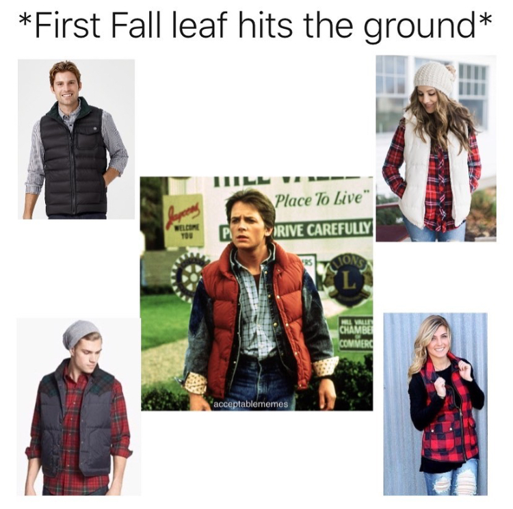 funny memes - plaid - First Fall leaf hits the ground Tiill Place To Live" lopend Welcome You Prive Carefully Li Wale Chambe Commerc acceptablememes