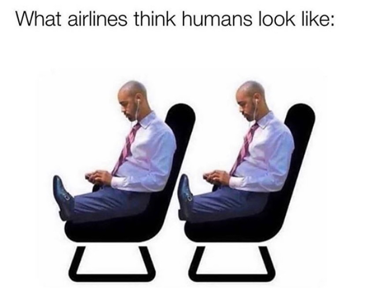 airlines think humans look like - What airlines think humans look U Jli