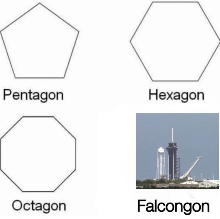 Internet meme - Pentagon Hexagon Octagon Falcongon