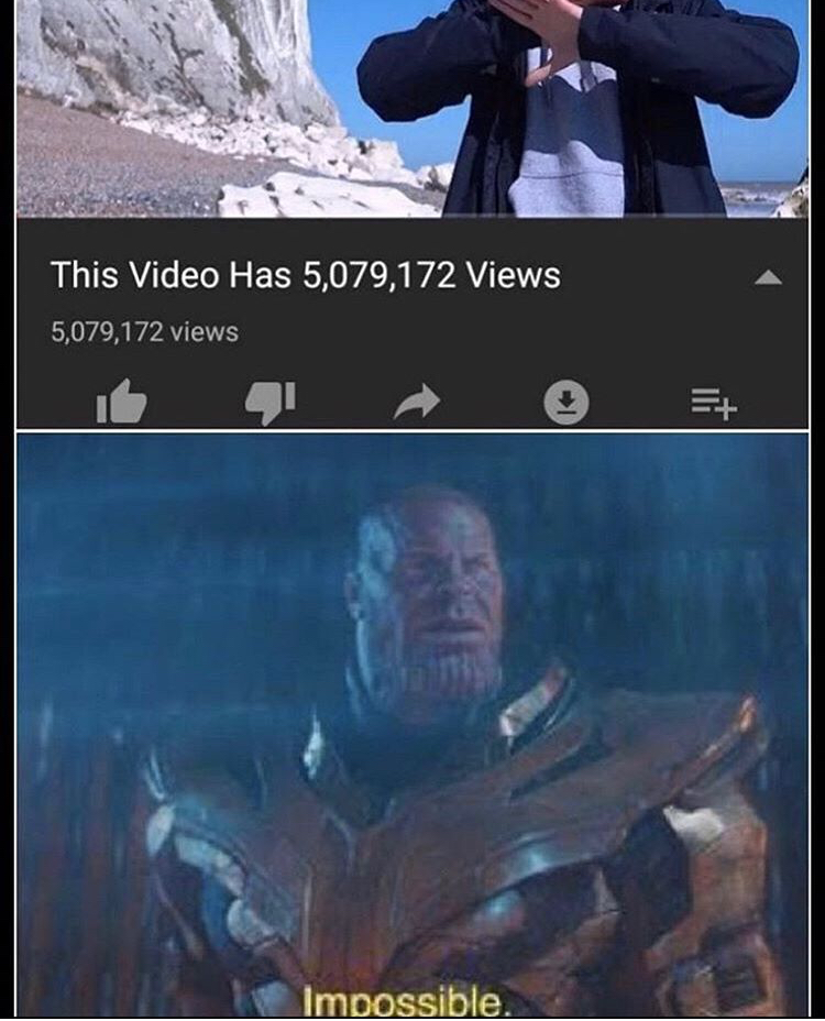 thanos is a simp - This Video Has 5,079,172 views 5,079,172 views Impossible.