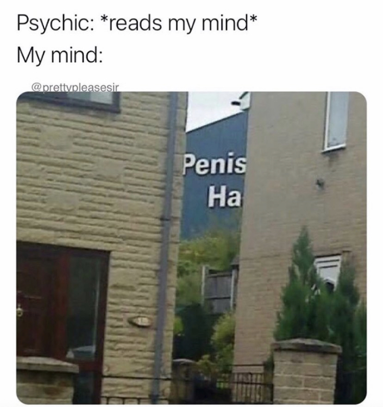 facade - Psychic reads my mind My mind Penis Ha