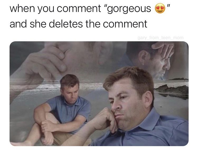 photo caption - 11 when you comment "gorgeous and she deletes the comment gary from teen_mom