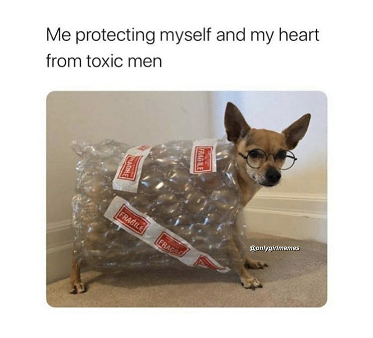 protecting my heart meme - Me protecting myself and my heart from toxic men Rache Fragile Fragile Eragile