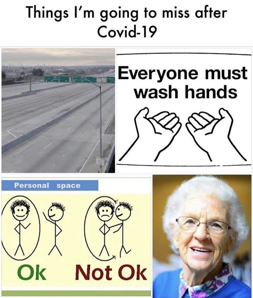 human behavior - Things I'm going to miss after Covid19 Everyone must wash hands Personal space Ok Not Ok