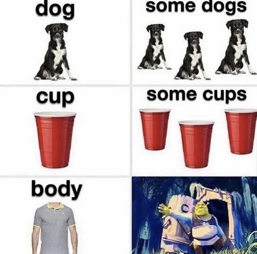 dog some dogs cup some cups - dog some dogs cup some cups body Adly