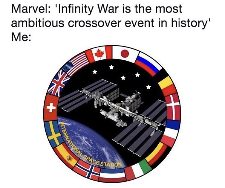 international space station logo png - Ernational Space Station Marvel 'Infinity War is the most ambitious crossover event in history' Me Ne Mn