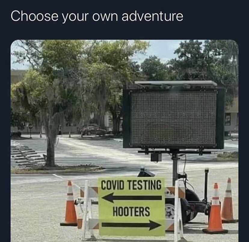 covid testing hooters - Choose your own adventure Wh Covid Testing Hooters