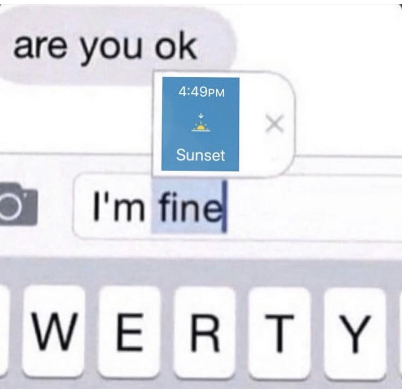 number - are you ok Pm Sunset I'm fine Werty