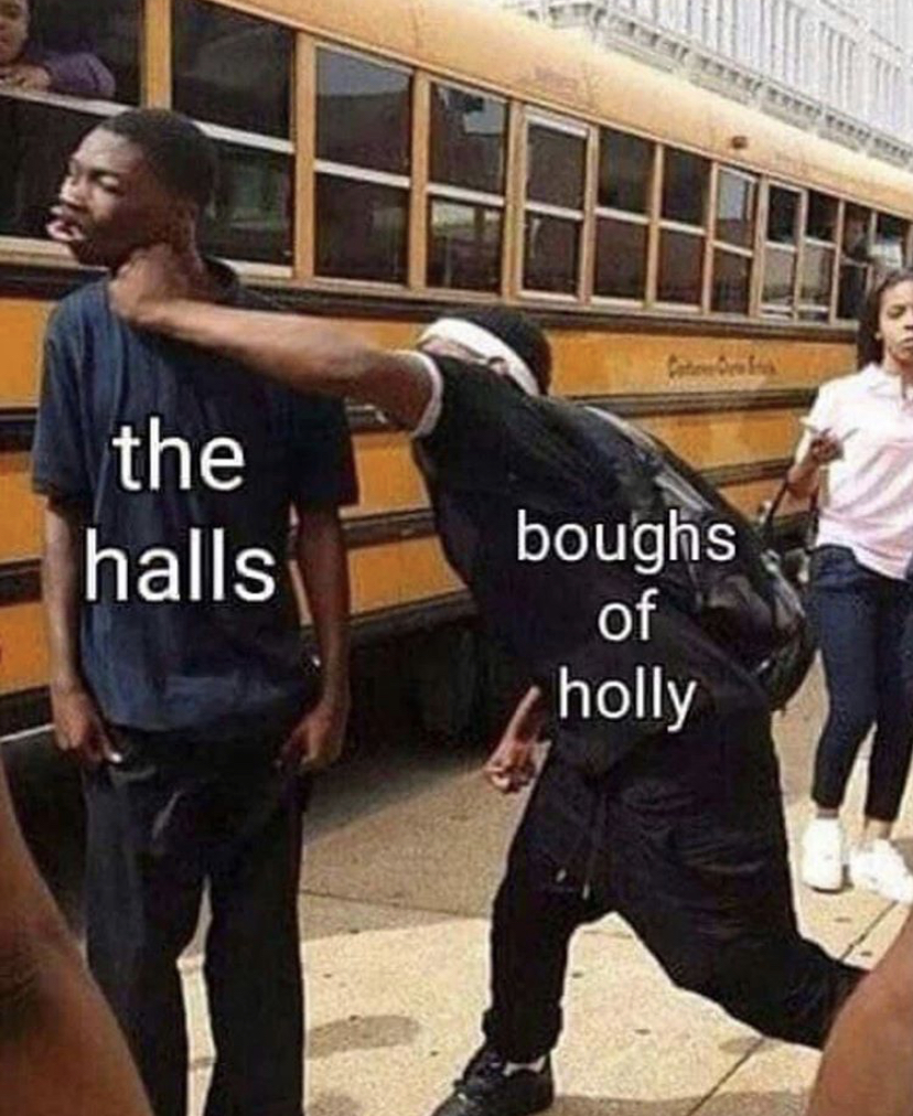 sent that nigga to the shadow realm - the halls boughs of holly