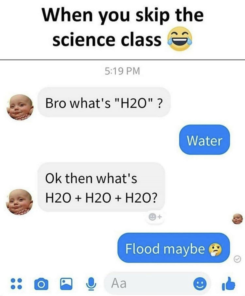international data corporation - When you skip the science class Bro what's "H20" ? Water Ok then what's H2O H2O H20? Flood maybe
