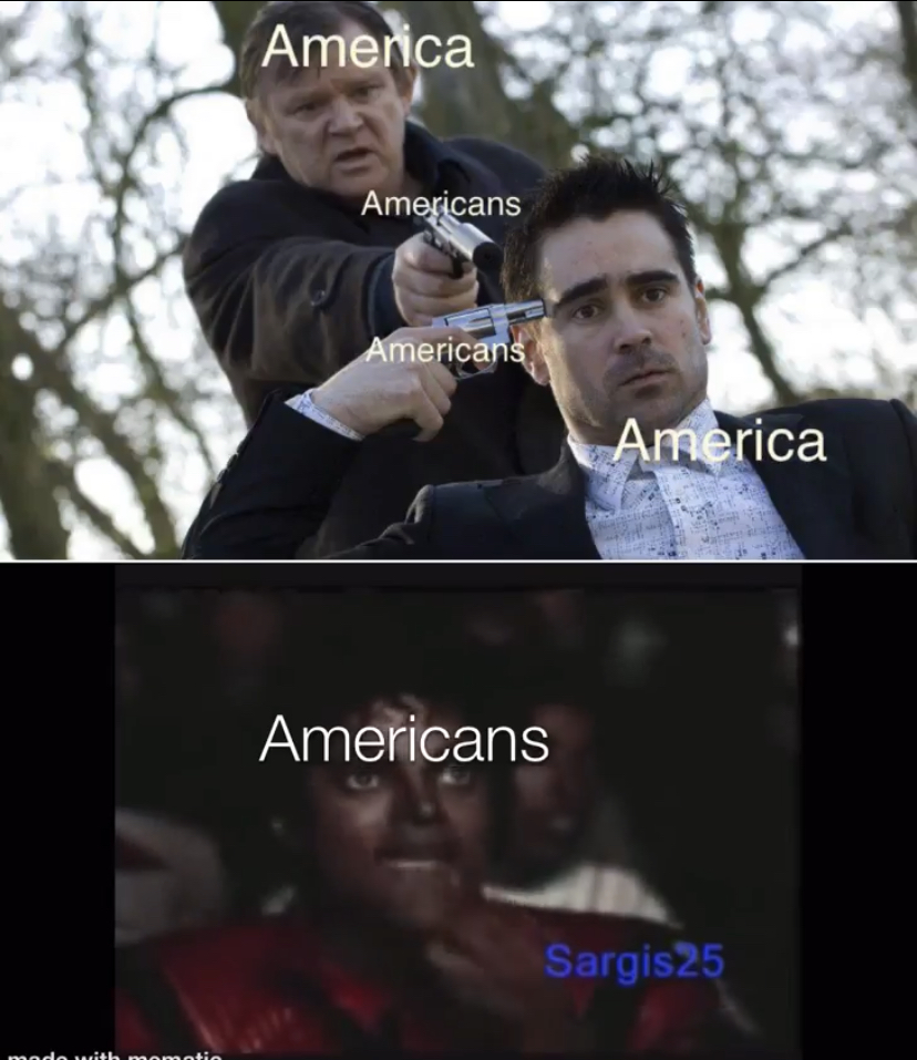 bruges meme - America Americans Americans America Americans Sargis 25
