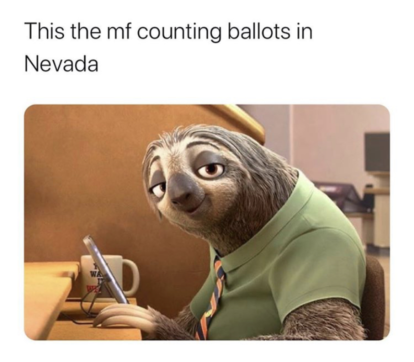 This the mf counting ballots in Nevada