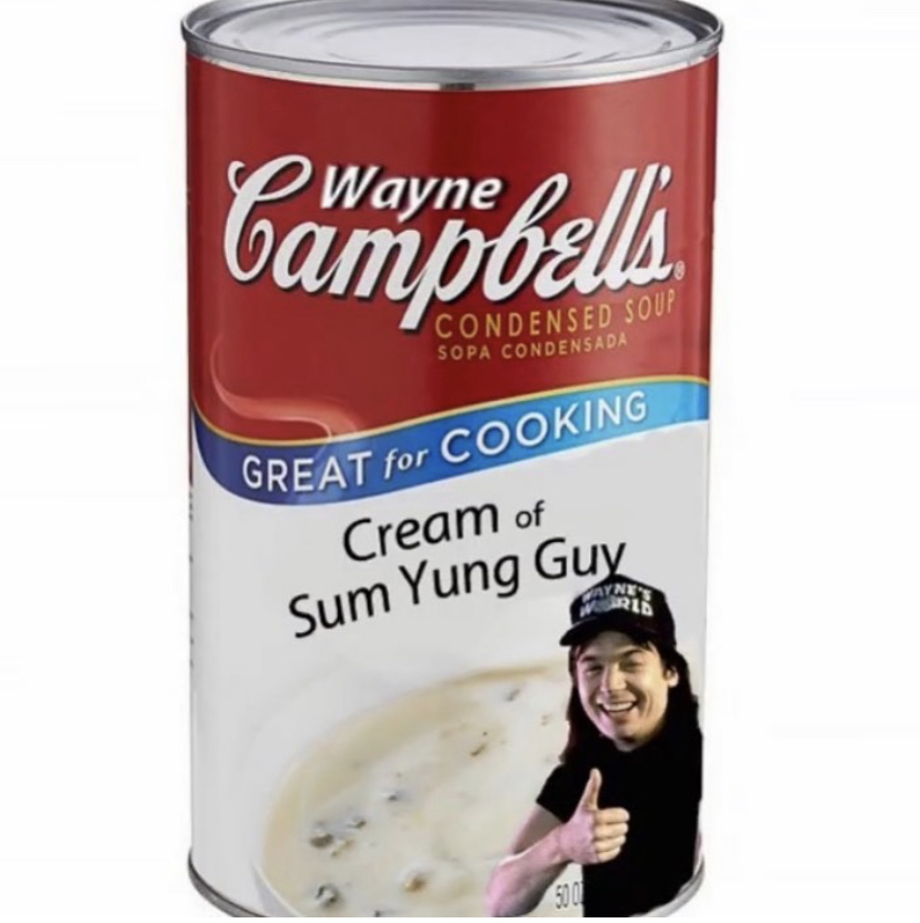campbell soup - Carpbells. Great for Cooking Sopa Condensada Cream of Ayne Rid Sum Yung Guy 500