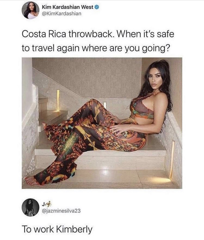 kim kardashian costa rica throwback - Kim Kardashian West Costa Rica throwback. When it's safe to travel again where are you going? To work Kimberly