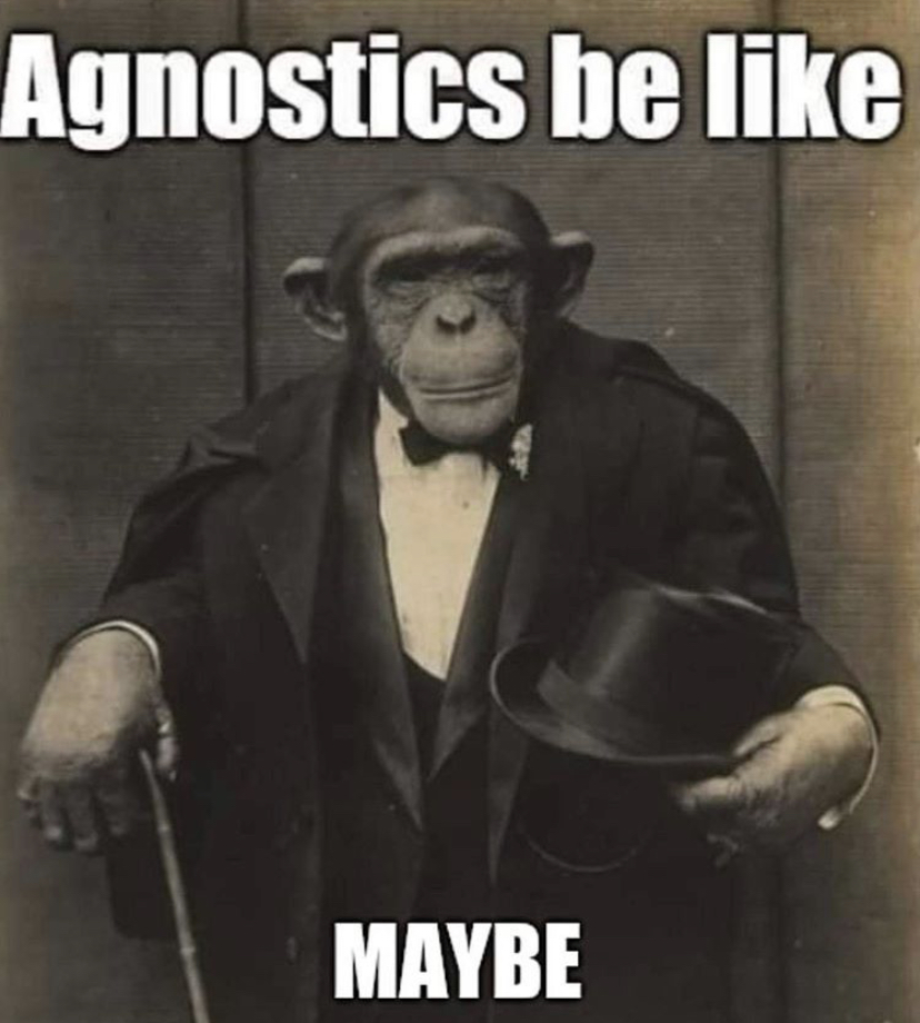 dank memes - agnostic maybe meme - Agnostics be Maybe
