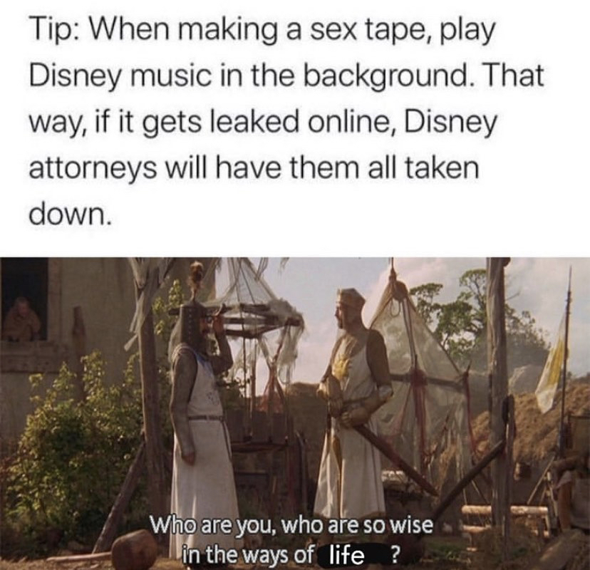 you and why are you so wise - Tip When making a sex tape, play Disney music in the background. That way, if it gets leaked online, Disney attorneys will have them all taken down. Who are you, who are so wise in the ways of life?