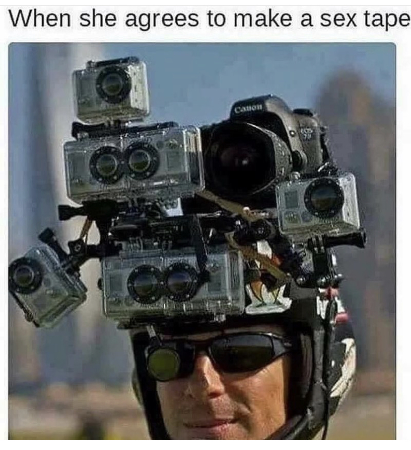 gopro helmet cam - When she agrees to make a sex tape Caton
