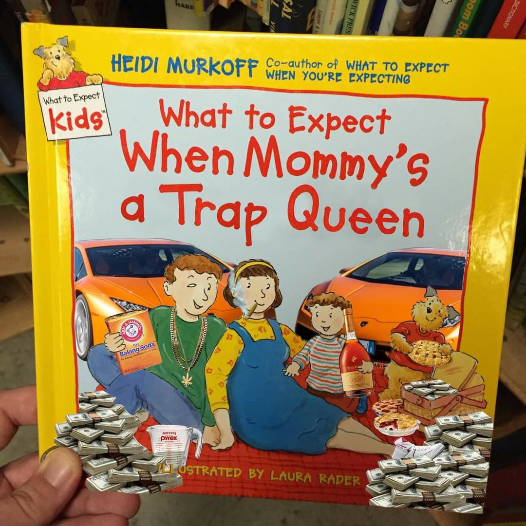 messed up children's books - 703 Heidi Murkoff Carguthor of What To Expect When You'Re What to Expect kids What to Expect When Mommy's a a Trap Queen od we Justrated By Laura Rader