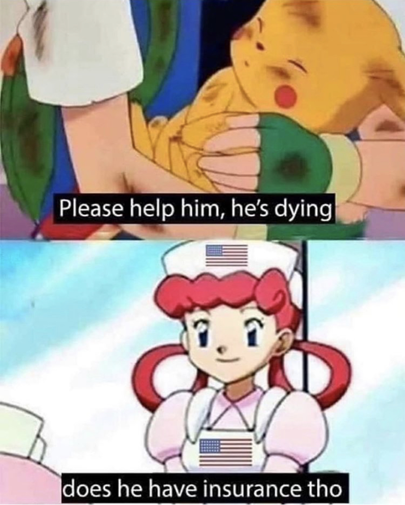 does he have insurance tho - Please help him, he's dying does he have insurance tho