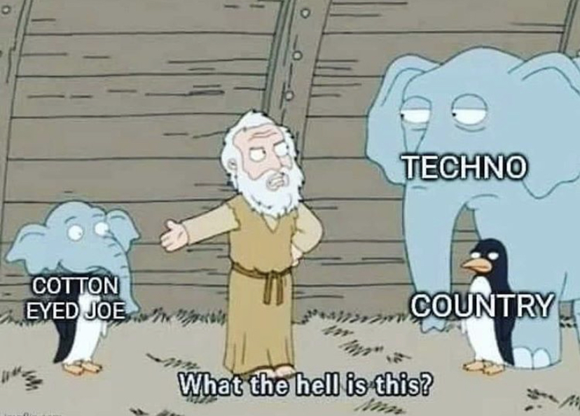 family guy penguin - Techno Cotton Eyed Joe Country What the hell is this?