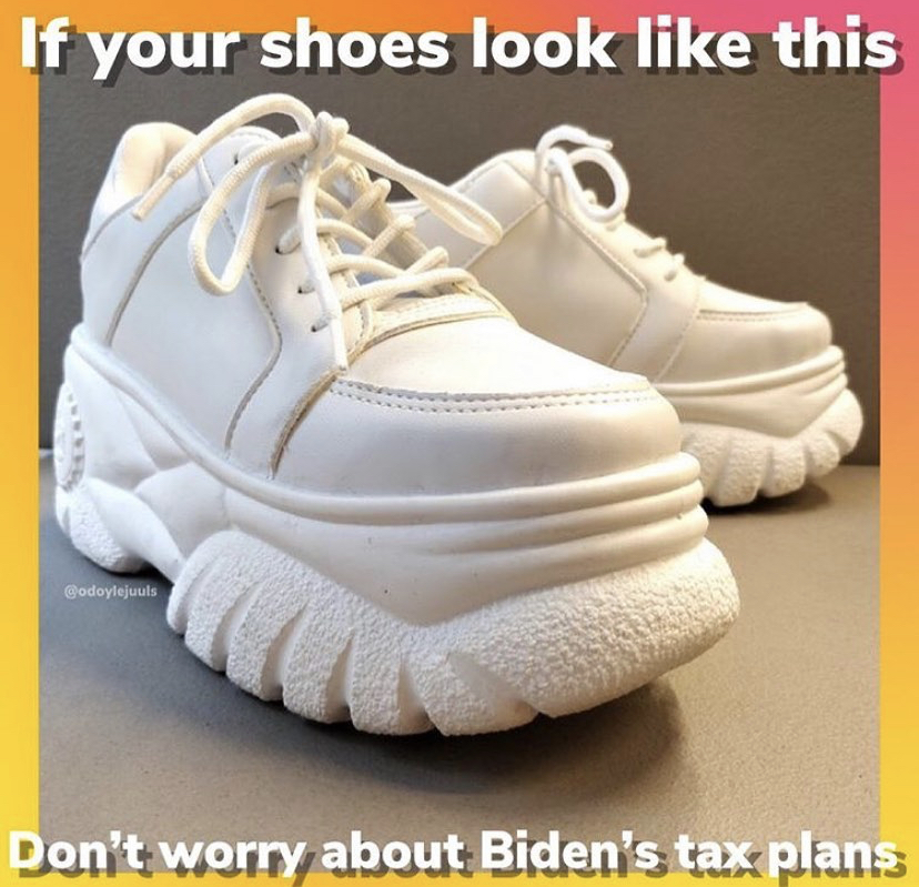 walking shoe - If your shoes look this Bodyljas Don't worry about Biden's tax plans