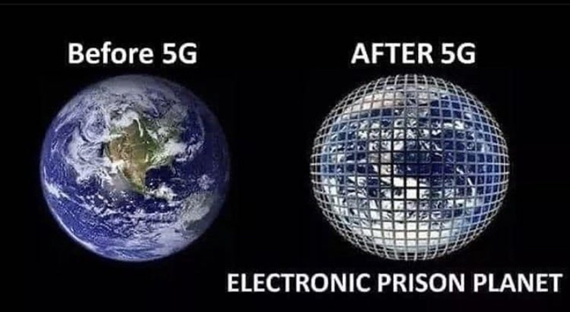 earth is round - Before 5G After 5G Electronic Prison Planet