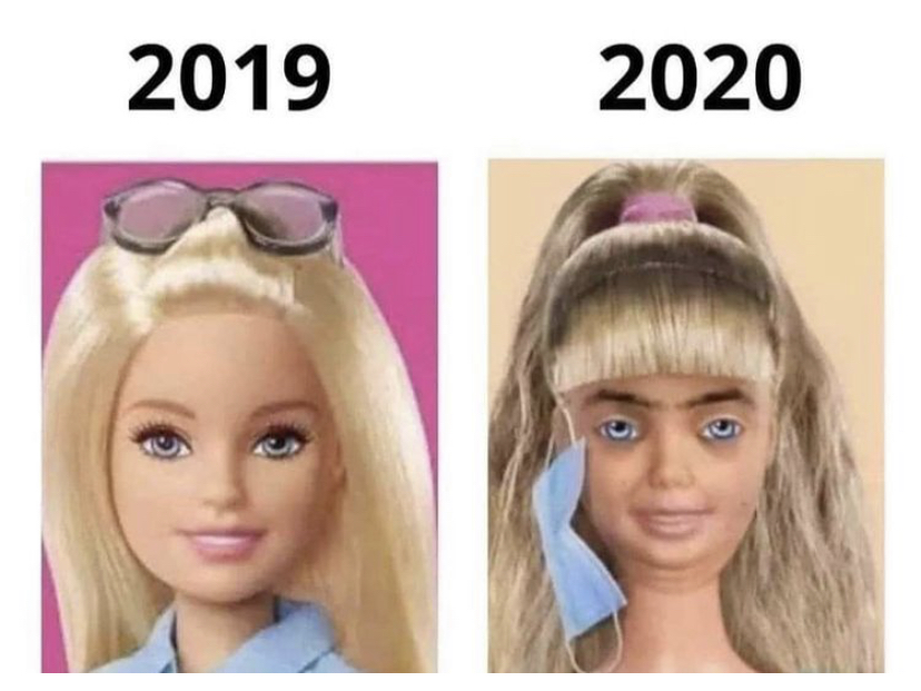 funny memes - barbie - 2019 2020