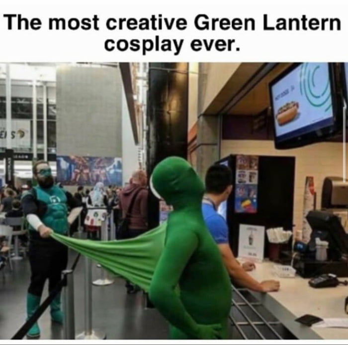 green lantern cosplay - The most creative Green Lantern cosplay ever.