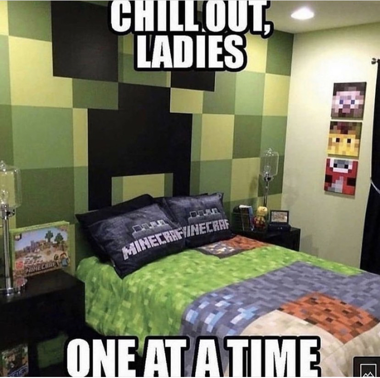 minecraft bedroom ideas - Chillout, Ladies Minecraftinecrae One At Atime B