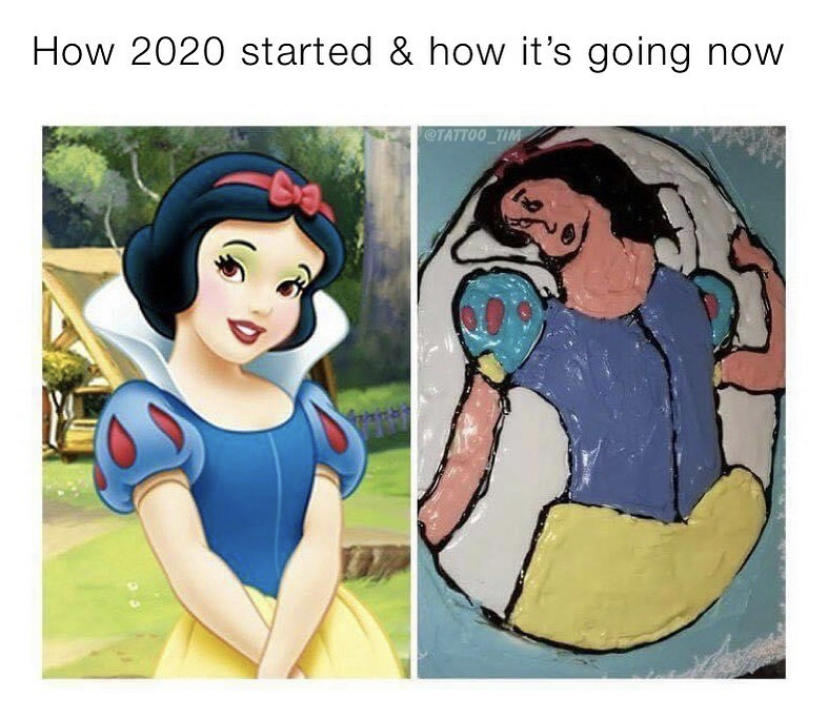 How 2020 started & how it's going now Notattoo, Tin