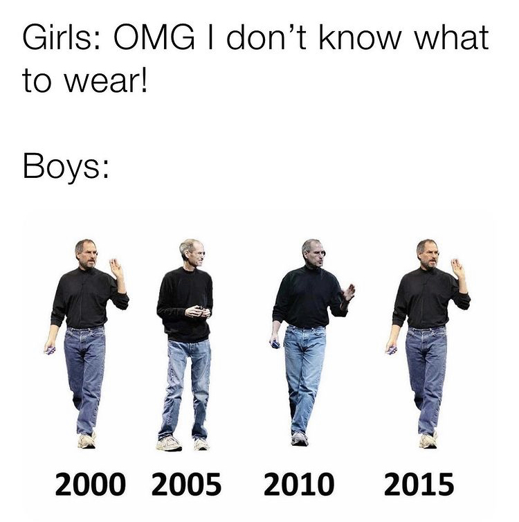 steve jobs over the years - Girls Omg I don't know what to wear! Boys 2000 2005 2010 2015