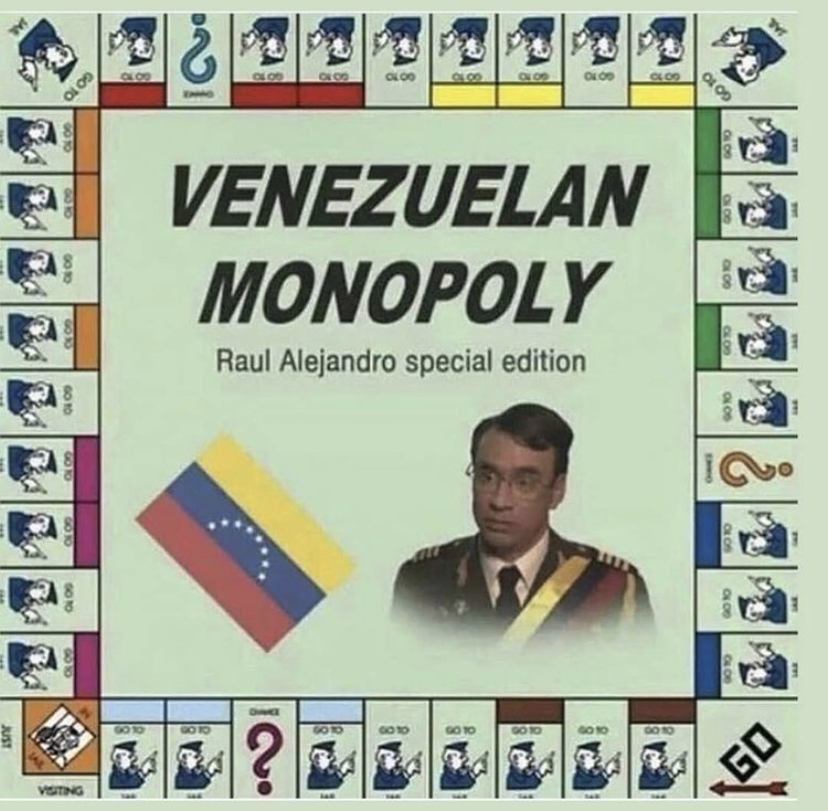 straight to jail parks and rec - Glos Co Quod Venezuelan Monopoly 00 Raul Alejandro special edition $ 2. Go